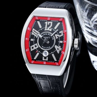 Franck Muller V45 SC DT series Sliver steel case Diameter 42mm watch